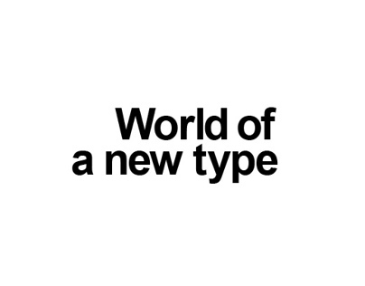 The New World Typeface (2014)