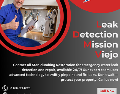 Need Water Leak Detection in Mission Viejo?