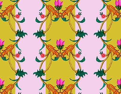 Project thumbnail - Chintz motifs pattern