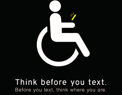 Don't text and walk