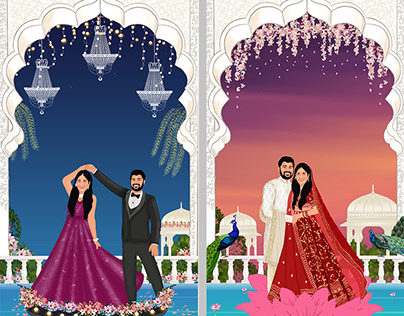 Animated Wedding Card Projects | Photos, videos, logos, illustrations and  branding on Behance