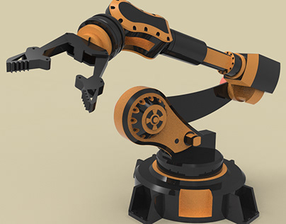 3D Modeling | Industrial Robotic Arm