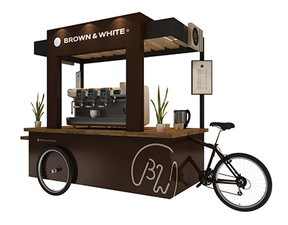 B&w cafe cart