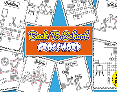 Back to School Crossword | Vocabulary Activities