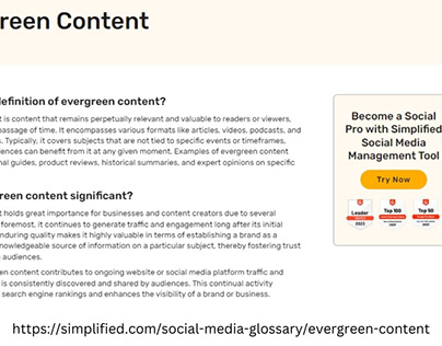 A Social Media Glossary Guide by Simplified
