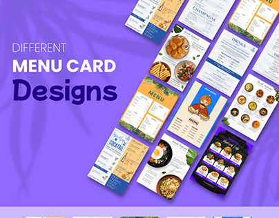 MENU CARD Designs