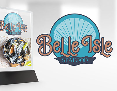 Belle Isle Seafood Logo Design