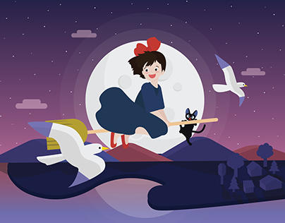 Motion Graphics: Kiki's Delivery Service