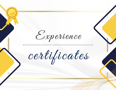 Experience Certificates