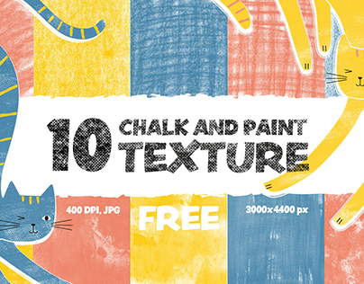 FREE 10 chalk and paint TEXTURE