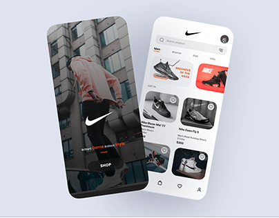 Nike Shoe Demo APP UI Design