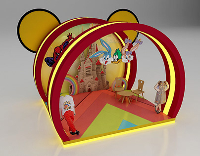 Minnie Minors 3D Photo Booth design
