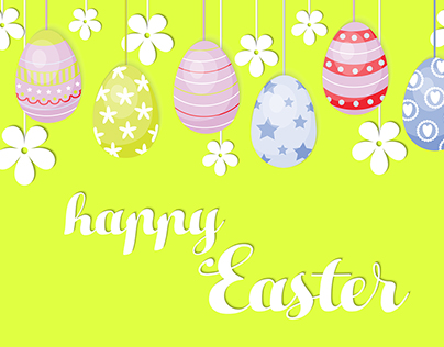 Modern Easter banners