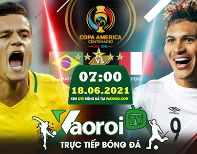 Trực tiếp bóng đá Copa America trận Peru vs Brazil