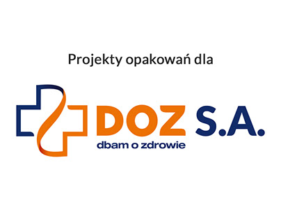 Projekty opakowań dla marki DOZ