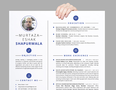 Murtaza Shapurwala Resume