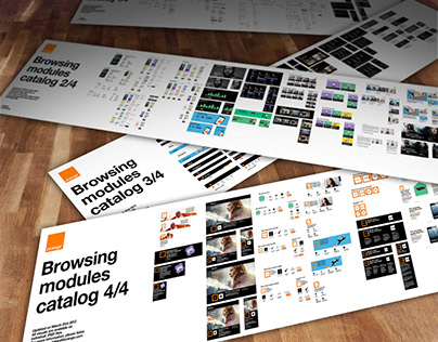 UI Librairies Responsive design // Orange