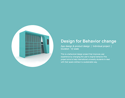 Design for Behavior change