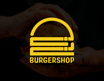 Burger shop visual identity