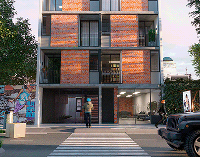 Edifício Araóz / projeto de BAAG - 3D @gotastudio