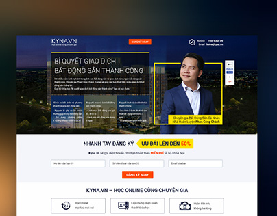 Kyna.vn - Lead Form Landing Page