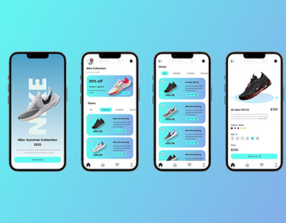 Más bien Prosperar auricular Nike Mobile App Projects | Photos, videos, logos, illustrations and  branding on Behance