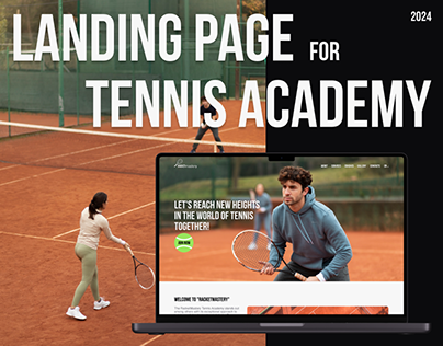 Landing page | Tennis academy