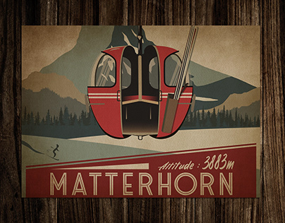 Matterhorn Wall poster