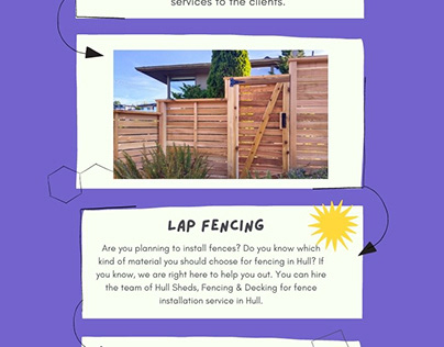 Lap Fencing in Hull