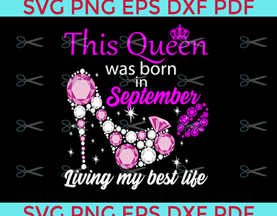 Queen was born in September design