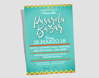 Pasarela Bazar - Poster Design and Social Media