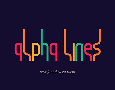 Alpha Lines | New Font Development