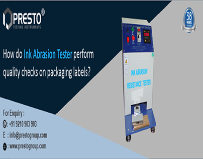 Ink Abrasion Testers Perform Quality Checks