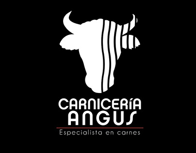 Carnicería Angus Logo branding