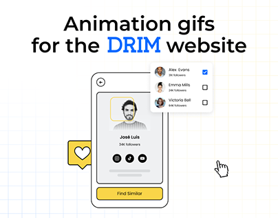 Animated gifs for the DRIM website