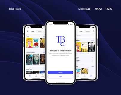 The Bookshelf | UX/UI | Mobile App