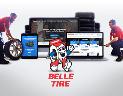 Belle Tire - Website Redesign