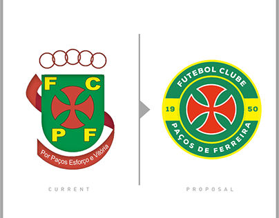 Paços de Ferreia Logo Redesign