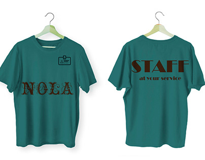 Nola t-shirt staff