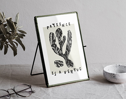Patience is a vertue l illustration