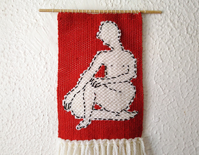 Seated Figure Tapestry