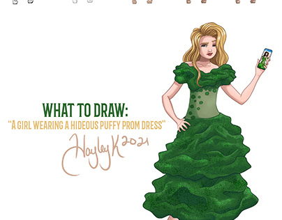 What to Draw: "A Hideous Puffy Prom Dress"
