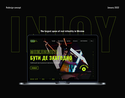 Injoy VR | Redesign site
