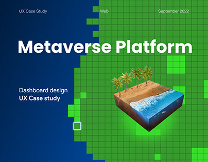 Metaverse Platform UX UI Design case study