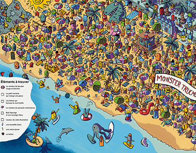 Search and find – Monstropolis à la playa