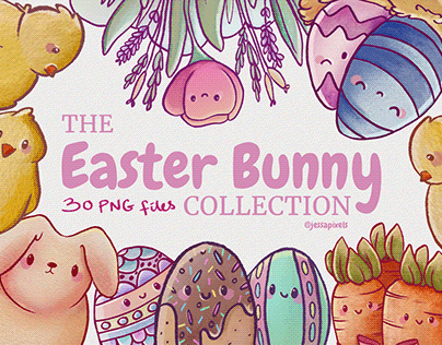 The Easter Bunny Collection | Clip Art Set