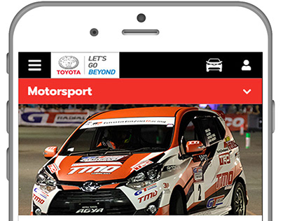 Toyota Mobile site