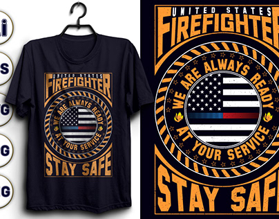 USA FIREFIGHTER WE ARE ALWAYS READY