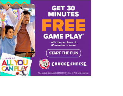Chuck E. Cheese banner campaign