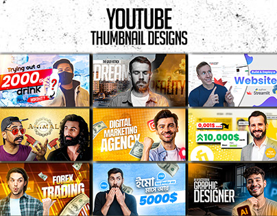 Youtube Thumbnail Designs